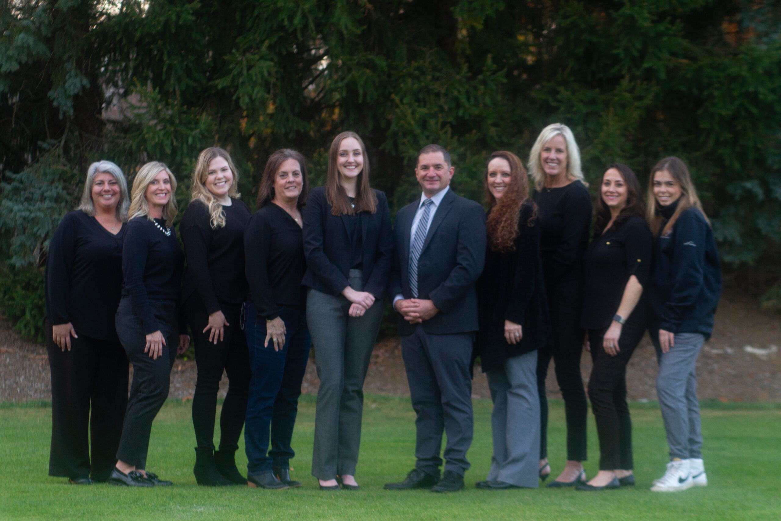 Dr. Bryan Stephens, Dr. Madelyn Larj and Staff